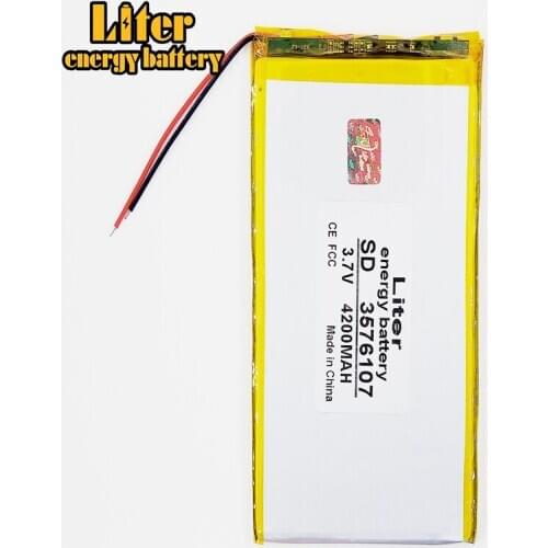 3.7 V Tablet polymer battery 4200 mah large-capacity tablet laptop MID 3576107 ebook