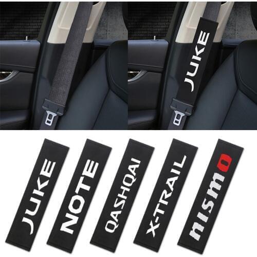Car Seat belt cover car styling for Nissan Nismo X-trail Almera Qashqai Tiida Teana Skyline Juke navara accessories Car-styling