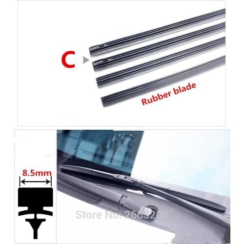 Free shipping car Windscreen Wipers Rubber strip Wiper Blade for Lexus rx350 rx gs is250 gs300 rx300 nx rx330 gx470 accessories