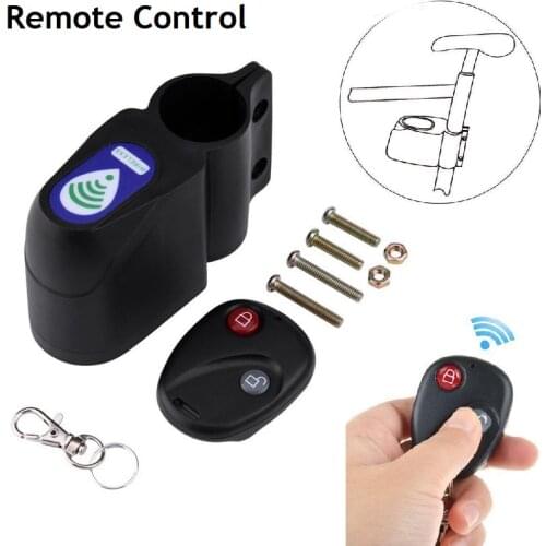 Anti-theft Wireless Alarm Moto Bike Lock Security Lock Bike Accessories Remote Control Vibration Alarm Bicycle Security System