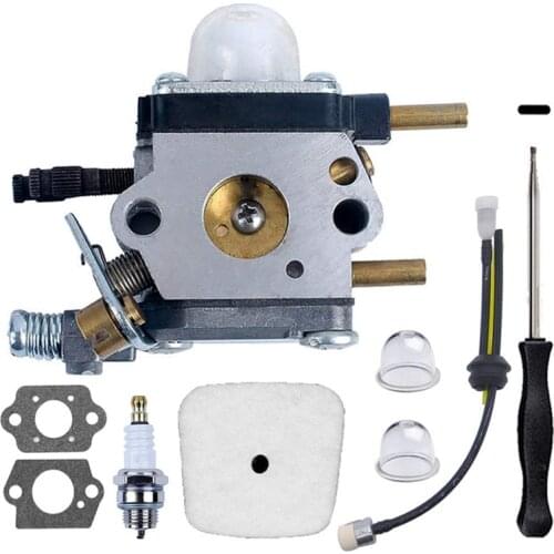 C1U-K54A Carburetor Repower for 2-Cycle Mantis 7222 7222M 7222E 7225 7230 7240 7920 7924 Tiller/Cultivator with Air Filter & Gas