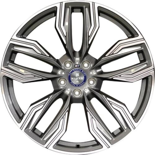 WR213 Customized Silver Surface 18 Inch Ten Spoke 5 Hole Alloy Forged Wheels Car Rims Concave For BMW