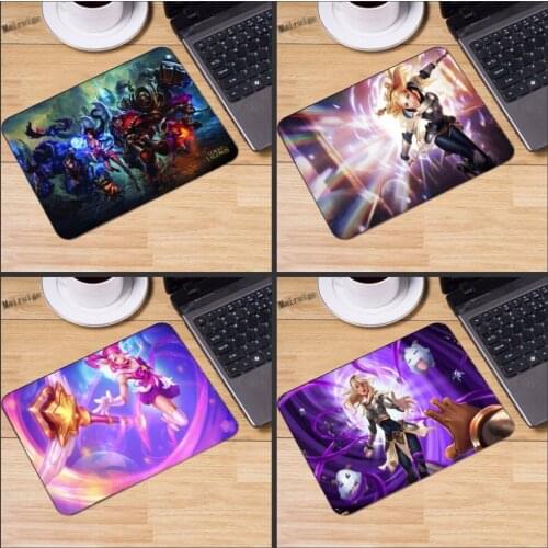 Gamer Mouse Pad Size Gaming Desk League of Legends Game Table Pads Keyboard Pad Computer PC Desk Mat Mousepad 22x18cm/29x25cm