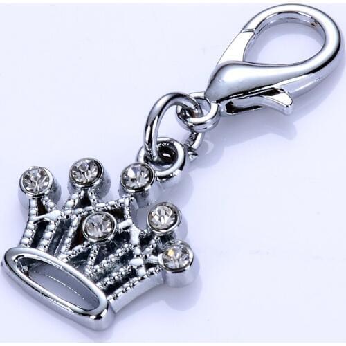 Crystal Pendants Rhinestone Jewelry Dog Accessories Collar Charm Pet Tag Supplies Products For Pet Necklace
