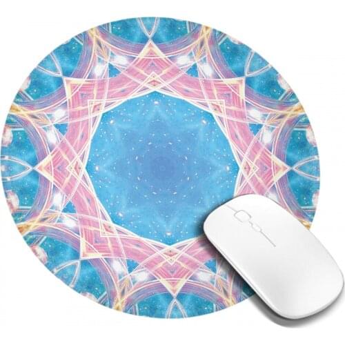 20x20cm Mandala flower New Small Size Round Mouse Pad Non-Skid Rubber Pad Special Offer Luxury mousepad For Cute mouse Pad
