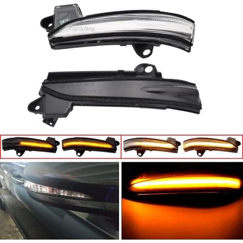 Lef+ Right For Ford Fusion Mondeo USA Version LED Dynamic Turn Signal Light Side Mirror Blinker Indicator Scroll Lamp 2013-2020