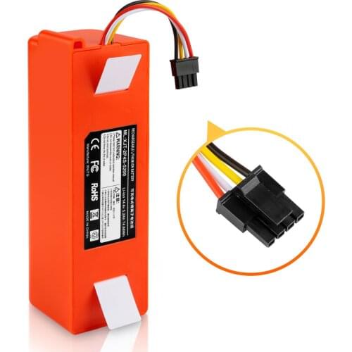 5200mAh/6500mAh li-ion Battery for xiaomi mi robot roborock S50 S51 T4 T6 S55 Robotics cleaner parts Vacuum Cleaner accessories