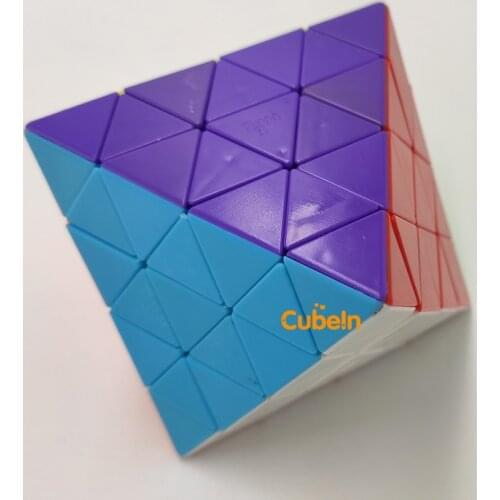 Mf8 Master FTO ( Face Turning Octahedron ) Black/Stickerless/Single Color Limited Version Puzzle X'mas gift idea