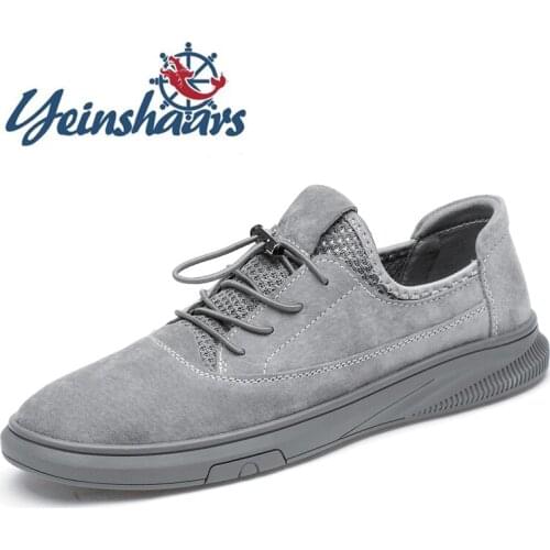 High Quality Mens Luxury Sneakers Classic Suede Shoes Men Comfortable Outdoor Walking Footwear Fashion Handmade Casual Sneakers
