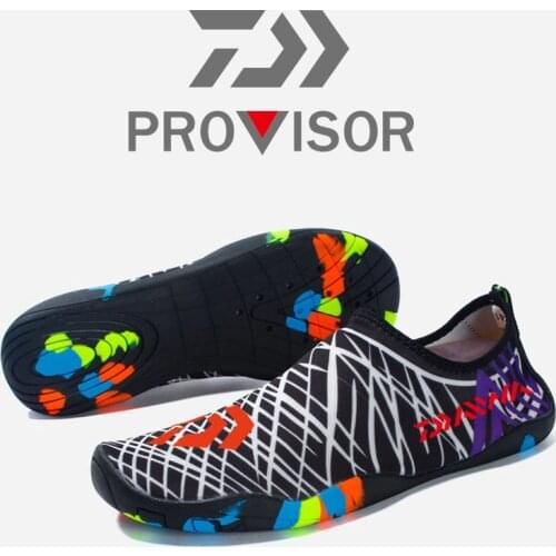 New Dawa Fishing Shoes Men Beach Outdoor Wading Shoes Climbing Shoes Surf Woman Quick-Drying Daiwa Fishing Water Shoes Size35-46
