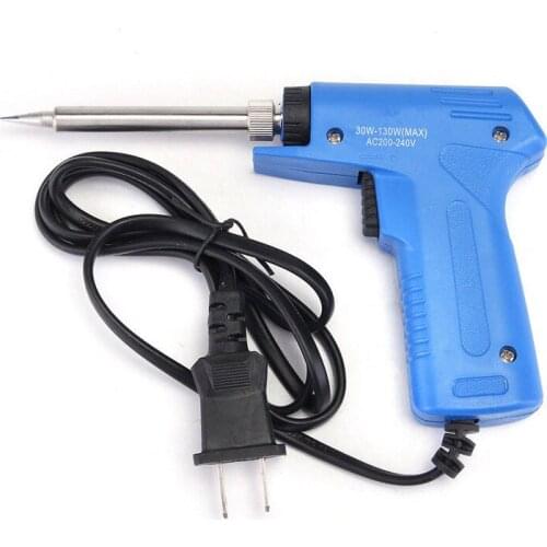 High Quality 220V 30W-130W Professional Stainless Dual Power Quick Heat-Up Adjustable Welding Electric Soldering Iron Gun