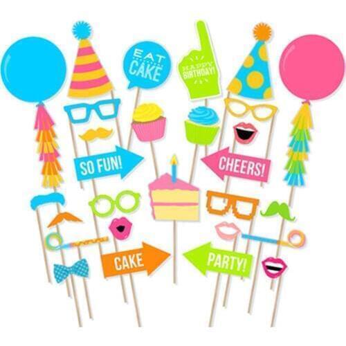 Yi Surgery Anniversary Party Photobooth Props Birthday Party Decoration Company Anniversary Photo Booth Props PZ019