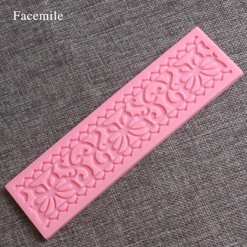 Silicone lace mold decoration baking tool cake lace mat fondant cake mold wedding decoration silicone mat 04092