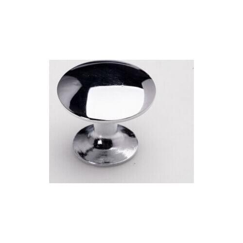 Modern Style Handles Chrome Plated Knobs (D:23mm H:20mm) Zinc Alloy Cabinets Drawers 10PCS