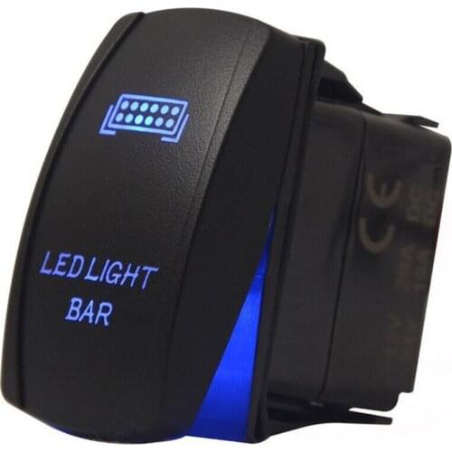 LED Light Bar 12V-24V Rocker Toggle Switch ON/OFF Blue Car boat Universal rocker switch