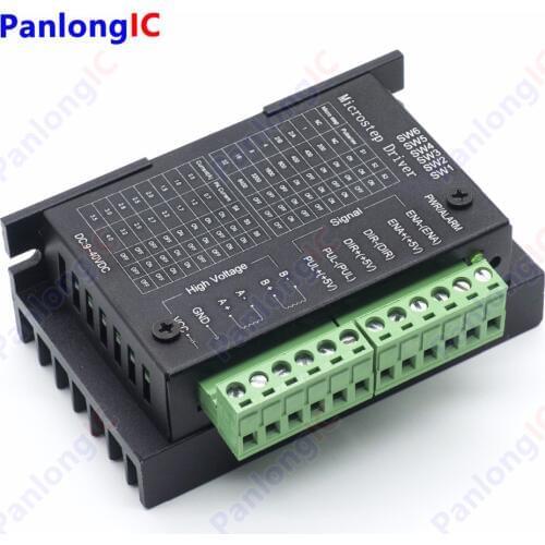 TB6600 Stepper Motor Driver Controller 4A 9~42V 32 Micro-Step CNC 1 Axis 2 or 4 Phase of Stepper Motor 42/57/86