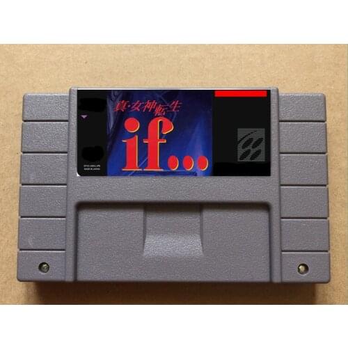 Shin Megami Tensei IF USA- NTSC version 16 bit 46 pins video games