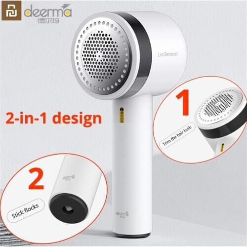 Youpin Deerma Lint Remover Hair Ball Trimmer Sweater Portable 7000r/min Motor Trimmer Concealed sticky Hair Tube USB Charging