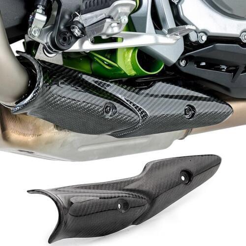 Z900 Carbon Fiber Motorcycle Heat Shield Exhaust Muffler Pipe Cover for kawasaki z900 Motorcycle Heat Shield NEW