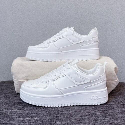 2021 Ins Women Sneakers Real Leather Fashion Flats Shoes Woman Cross Strap Casual Daily Spring Lady Footwear Size 35-40