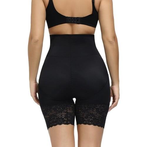 WomenS Underwear Body Panties Lace Shapewear Abdominal Buttocks Two-In-One Safety Pants No Curling Ladies Slimming Leggings