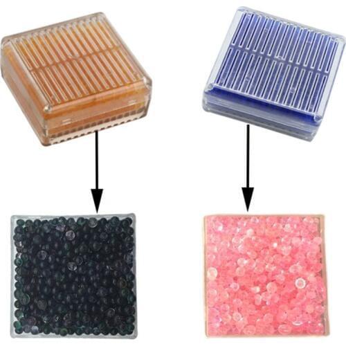 1pc Reusable Anti-mold Agent Silica Gel Desiccant Box Moisture Absorbent Box with Color Changing Indicating Moisture-proof Beads