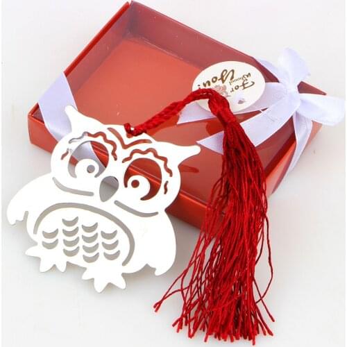 2pcs Cute Owl Bookmark Metal Page Holder Notebook Binder Clips Stationery Teacher Students Bookmark Gift School Supplies Escolar
