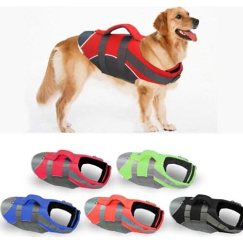2020 Pet New Summer Pet Life Jacket Dog Swimsuit Vest Big Buoyancy Multicolor 4 Size All Seasons pet clothes dog clothing