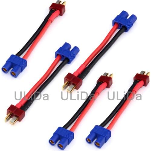 5pcs T-Plug Male to Female EC3 Style Battery Connectors / Adapters Multirotor