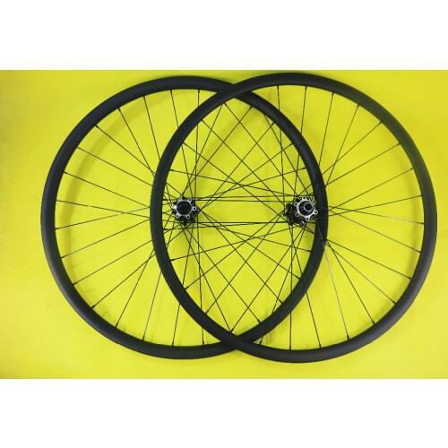 SPEEDSAFE 29er MTB XC 30mm Asymmetric hookless 22mm depth SS35 boost straight pull hubs carbon wheelset 110x15mm 148X12mm