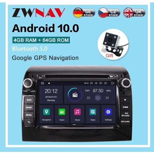 Android 10.0 4+64G Car Radio player GPS Navigation FOR Ducato 2008-2015 car gps Multimedia Player Radio stereo head unit dsp isp