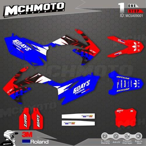 Customized Team Graphics Backgrounds Decals 3M Custom Stickers For 10-13 CRF250R 09-12 CRF450R