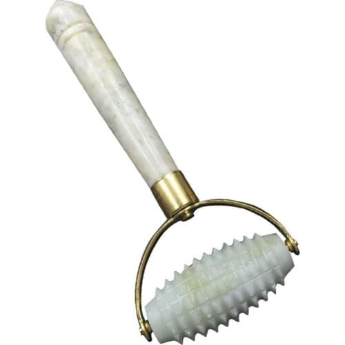 50% Hot Sale Faux Jade Roller Facial Thin Beauty Massage Tool Anti Wrinkle Aging Health Care