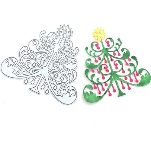 Julyarts Christmas Trees New Dies 2021 Metal Dies for Card Making Mold Decoration Scrapbooking Embossing Paper Craft