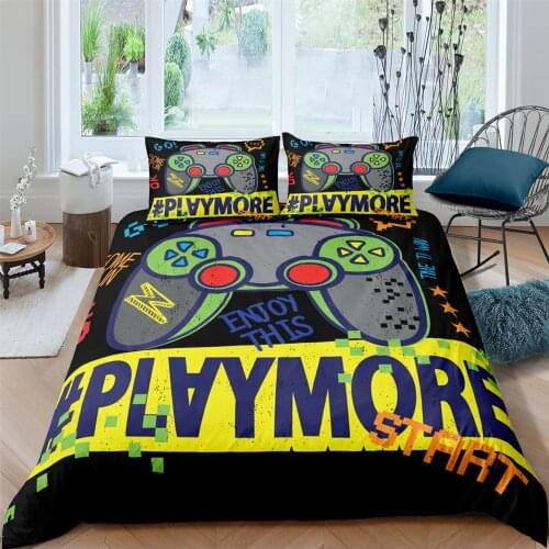 3D Gamepad Bedding Set For Boys Gift Modern Gamer Comforter Cloth Game Duvet Cover Kids Colorful Nordic Bed Covers