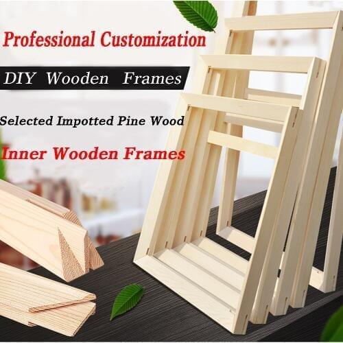 DIY Frame Painting By Numbers Wooden Frame 40x50cm Combination Unique Gift Wall Art Picture Artworks Home Decor