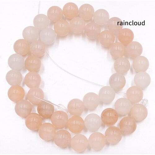 Natural orange pink aventurine stone wholesale bundle beads smooth round kralen for jewellry making DIY design for needlework