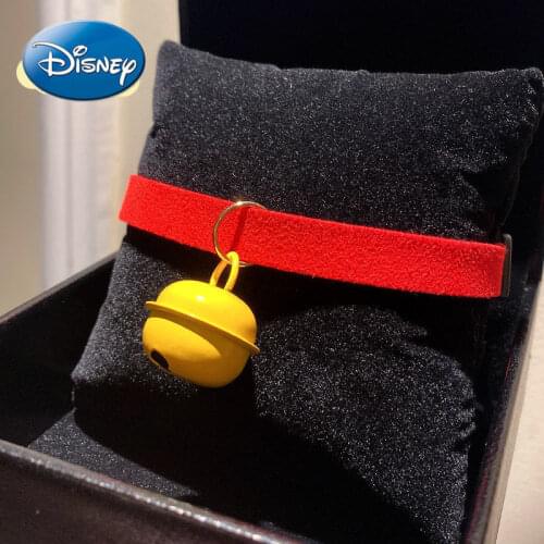 Disney Cute Pet Cat British Short Collar Bell Dog Small Dog Teddy Rabbit Cute Doraemon Collar Adjustable Kitten Accessories