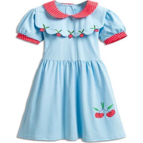 Girls Dress 2019 Summer Short Sleeve Baby Princess Dress Fashion Girls Party Dresses 1-5Y RT494