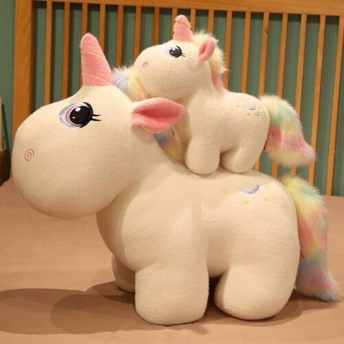 30/40/60CM So Cute Plush Unicorn Children Plushie Toys Lovely Soft Stuffed Kids Girlfriend Gifts Room Decor