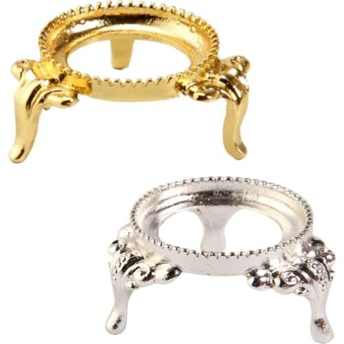 Alloy Tripod Display Stand Sphere Holder Crystal Ball Glass Marbles Sphere Base Pedestal Holder for 60/90mm Dia Balls