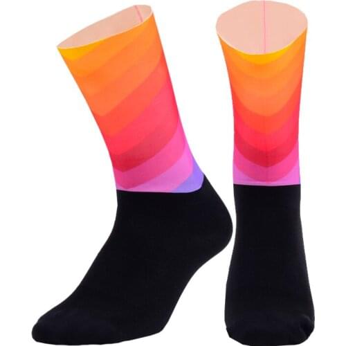Professional Cycling Socks New Functional Fabric Men Women Running Basketball Socks Anti Slip Bicycle Compression Sports Socks