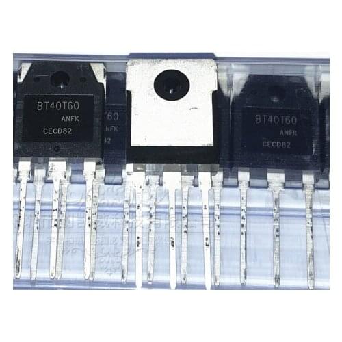 Qixinruite 10PCS/LOT 100% new original BT40T60 BT40T60ANF TO-247 IGBT pipe welder usually 40V600V