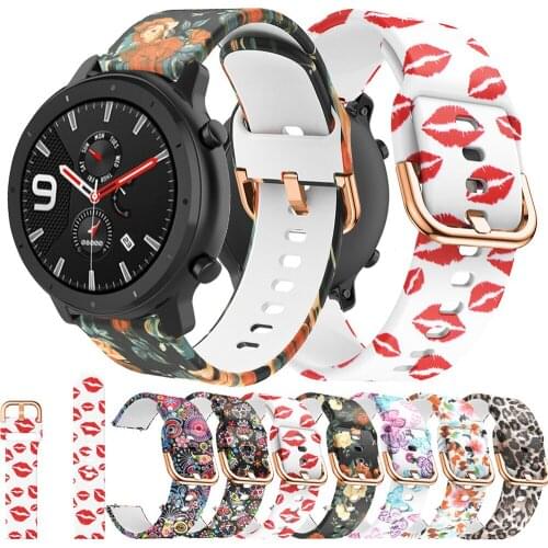 Suitable for Xiaomi Huami amazfit GTS 2 Mini GTS 2E smart watch strap and amazfit BiP Lite 20mm color silicone strap