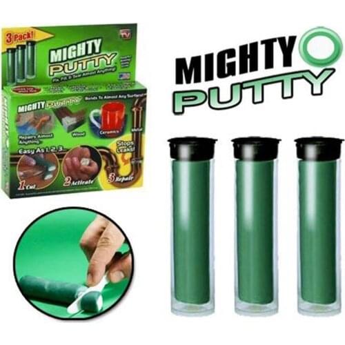 Creative 3pcs/box Mighty Putty Epoxy Adhesive Glue Clay Power Putty Magic Adhesive Super Glue Strong Repair Tool