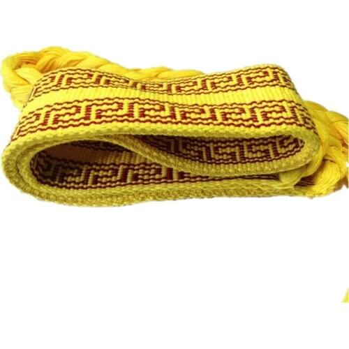 USHINE Cotton Shaolin Kungfu Qigong Belt Martial Arts Wushu Training Exercise Belt WingChun Taichi Clothes