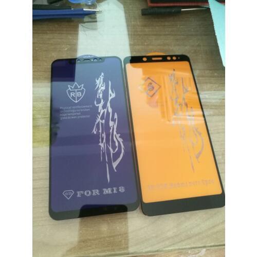 Redmi Note 7 Full Glue Glass Film For Redmi Note 6 5 pro 6A S2 5 Plus Note 4X Mi6X MiA2 Mi5X Mi8 Lite Mi8 SE POCO F1 Mix2s Mix3