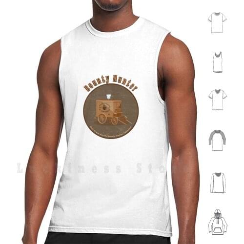 Bounty Hunter-Django Unchained Tank Tops Vest Sleeveless Bounty Hunter Django Unchained Quentin Tarantino Dentist Wagon