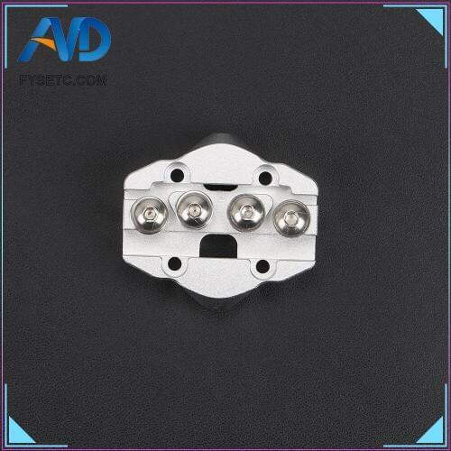 1PC Silver Kossel Delta Mini Slide Effector Updaded All Metal M3 Tackle Mini Carriage Pulley Slider For 3D Printer Parts