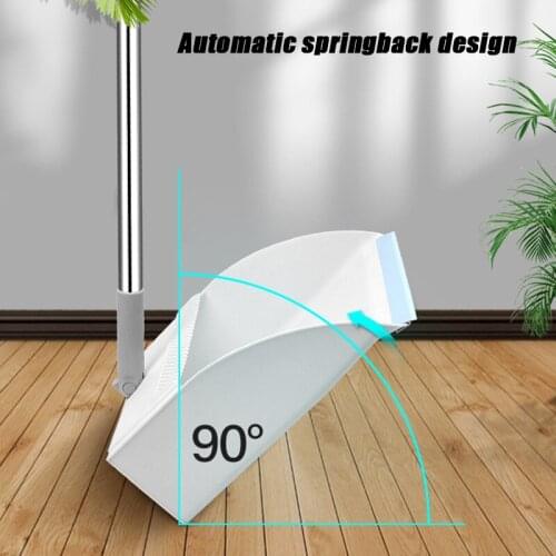 180degree Rotary Broom and Foldable Standing Dustpan Household Floor Cleaning Set SCIE999